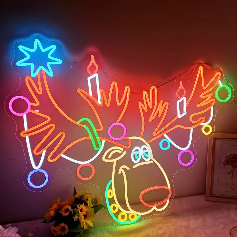 Neon Christmas Lights